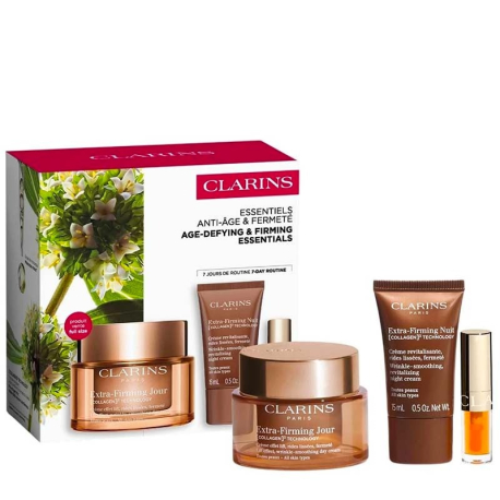 CLARINS Extra-Firming Day Set - Straffende Creme + 2 Produkte CLARINS Extra-Firming Day Set - Straffende Creme + 2 Produkte